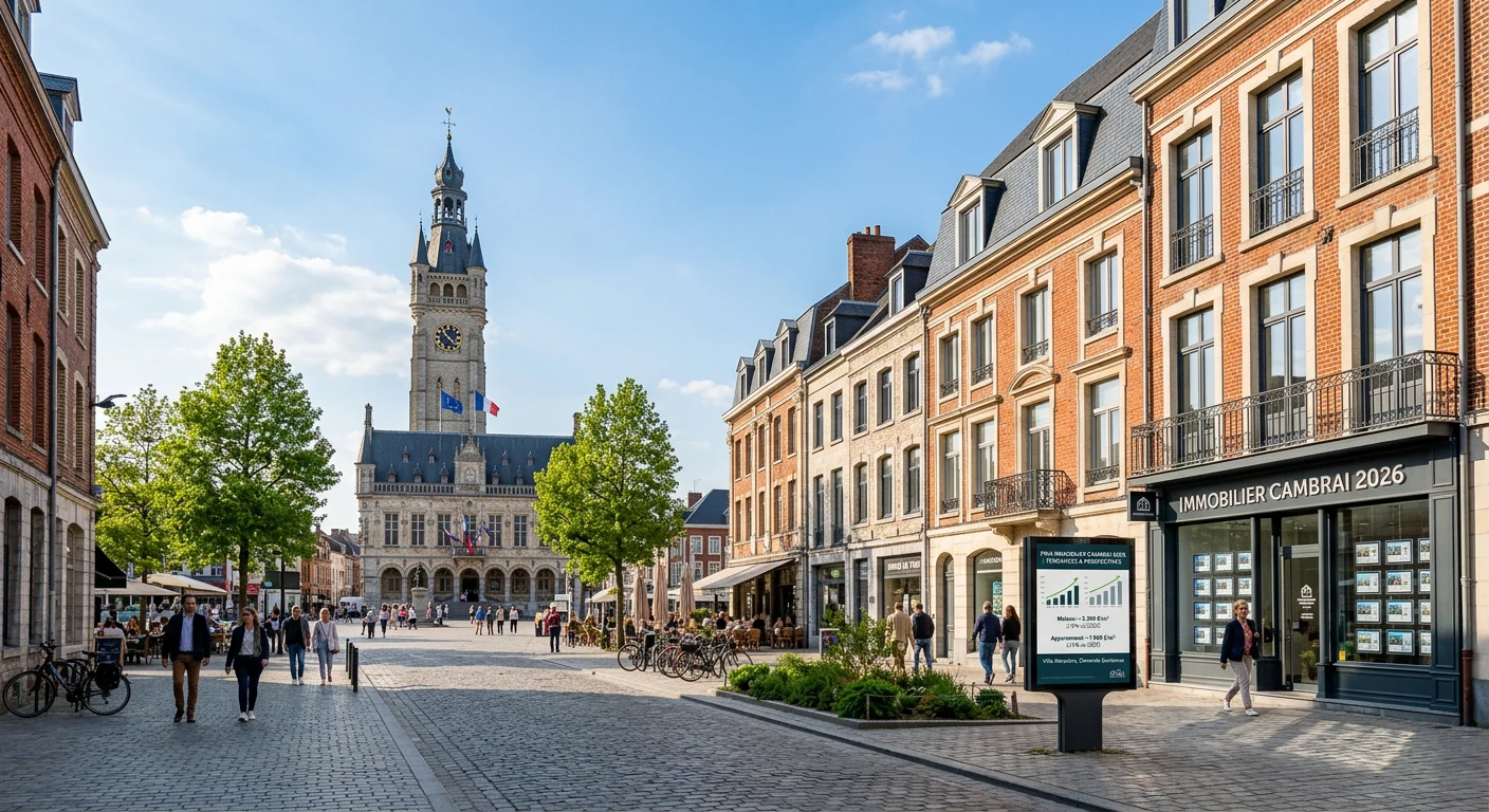 Prix Immobilier Cambrai 2026 : Tendances et Perspectives