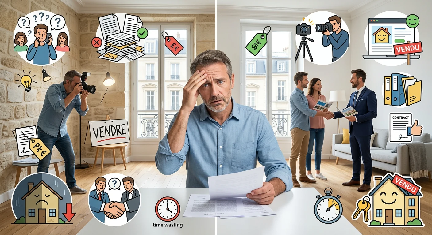Vendre seul ou avec un agent immobilier : le comparatif complet